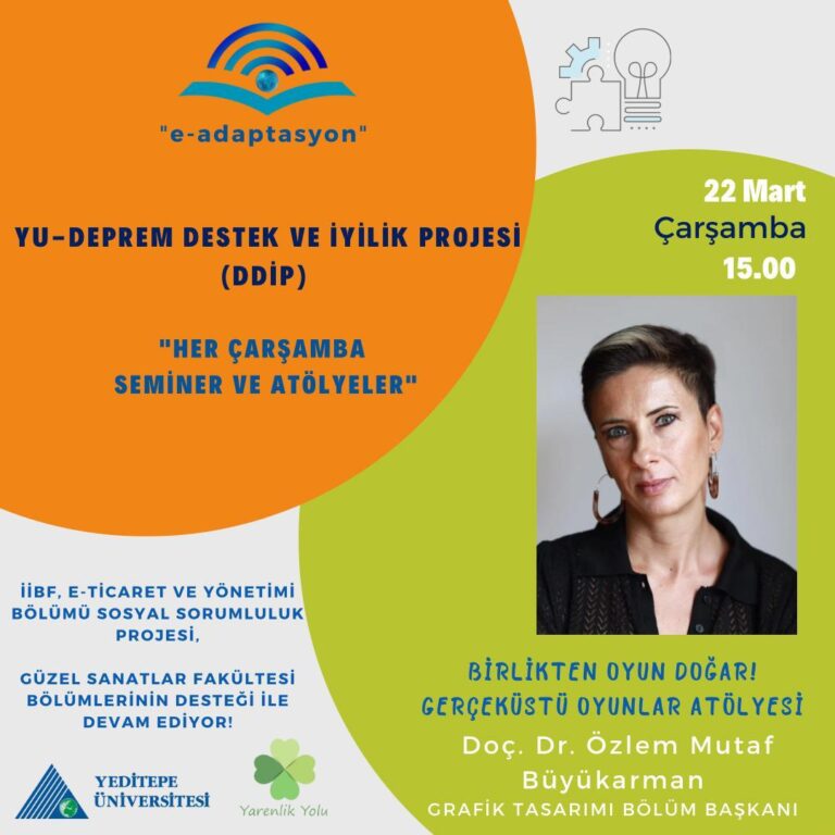 22 Mart DDİP Birlikten Oyun Doğar Gerçeküstü Oyunlar Atölyesi