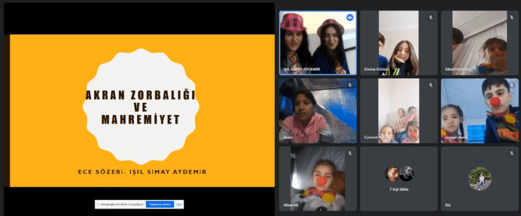 We held the “Privacy and Peer Bullying” seminar within the scope of our seminar on the week of April 5, Therapeutic Clown.