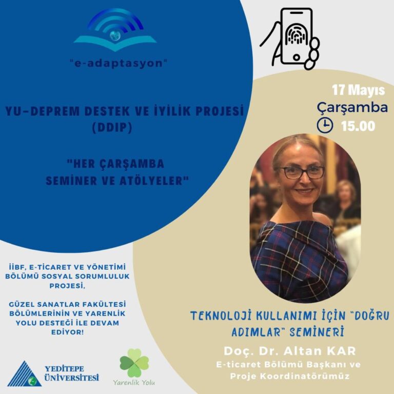17 Mayıs 23′ DDİP “Teknoloji Kullanımı İçin Doğru Adımlar Semineri