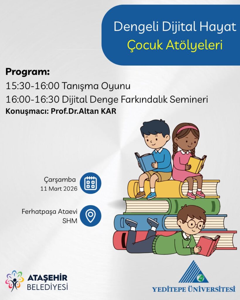 SETAP Dengeli Dijital Hayat Atölyeleri Afişi